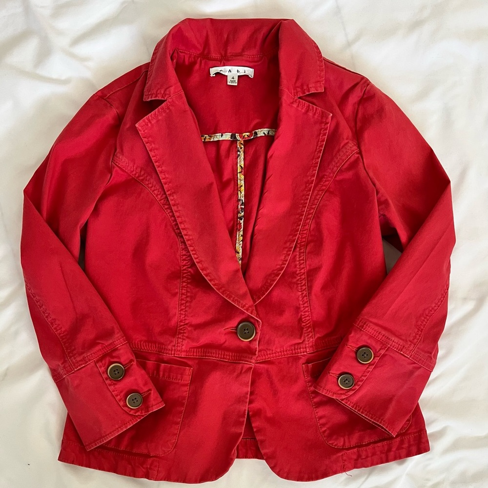 CAbi size 4 Coral jacket.